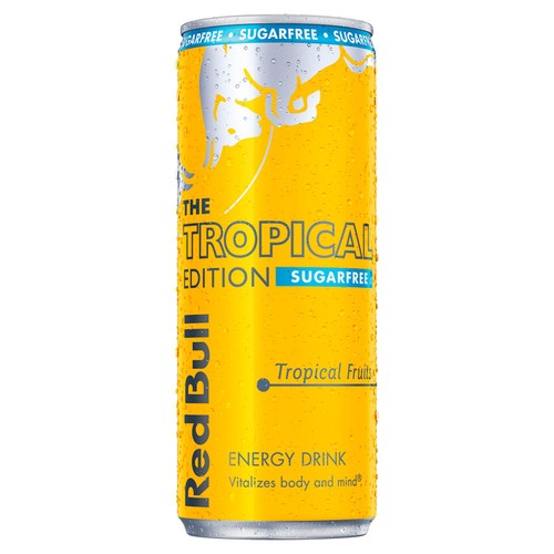 Red Bull Energy Drink Sugar Free Tropical Edition 355ml