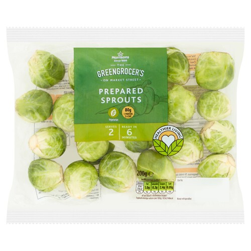 Morrisons Prepared Sprouts 200g
