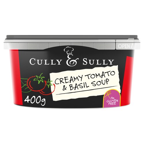 Cully & Sully Creamy Tomato & Basil Soup 