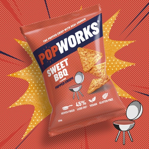 Popworks Sweet BBQ Popped Crisps thumbnail 4