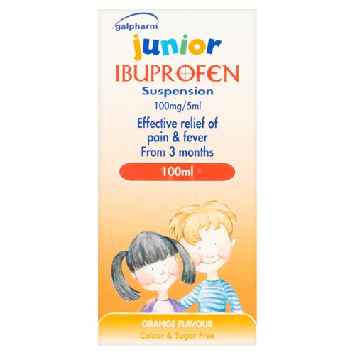 Galpharm Junior Ibuprofen Suspension Pain Relief 3 Months+