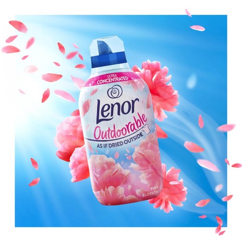 Lenor Outdoorable Pink Blossom Fabric Conditioner 55 Washes thumbnail 3