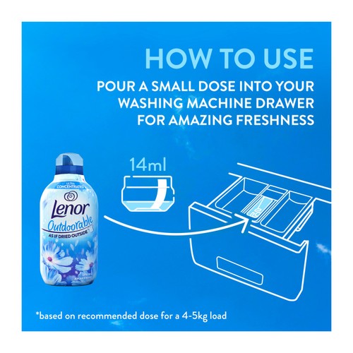 Lenor Outdoorable Spring Awakening Fabric Conditioner 55 Washes thumbnail 2