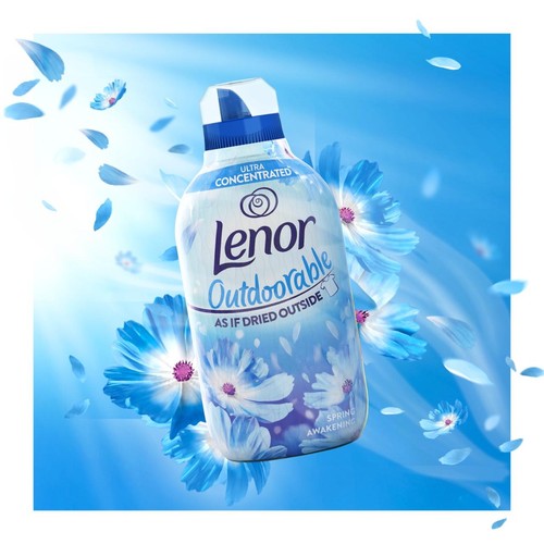 Lenor Outdoorable Spring Awakening Fabric Conditioner 55 Washes thumbnail 3