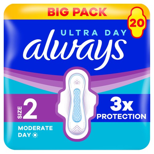 Always Ultra Day Long Sanitary Pads With Wings Size 2