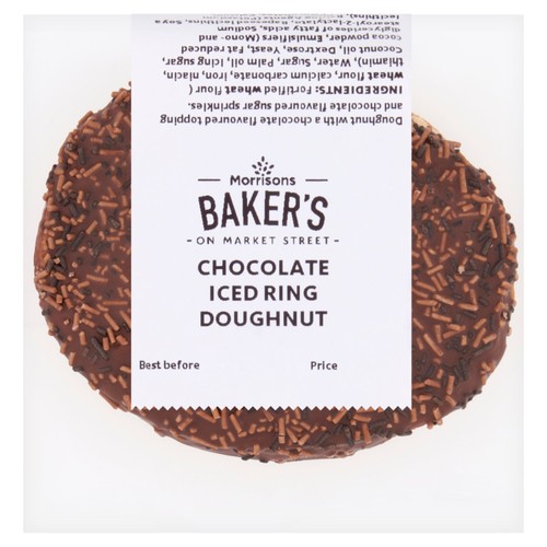Market Street Chocolate Iced Ring Doughnut