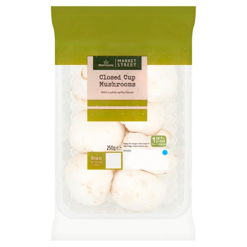 Morrisons Closed Cup Mushrooms 250g