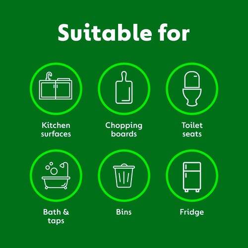 Dettol Antibacterial Biodegradable Cleansing Surface Wipes Lime & Mint thumbnail 5
