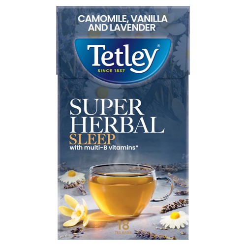 Tetley Super Herbal Sleep Camomile & Vanilla 18 Per Pack thumbnail 2