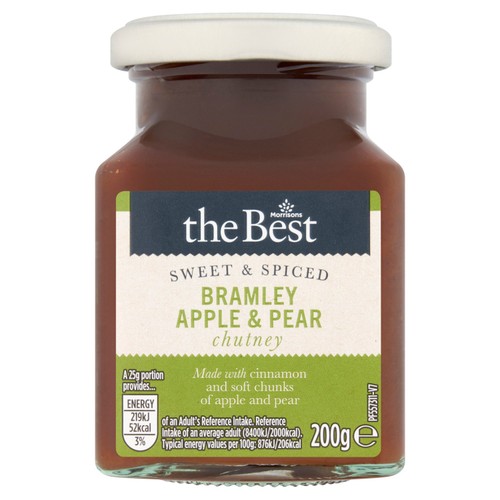 Morrisons The Best Bramley Apple & Pear Chutney 