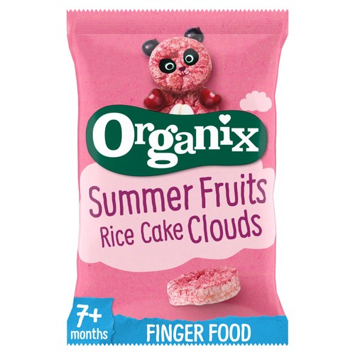 Organix Summer Fruits Rice Cake Clouds 40G