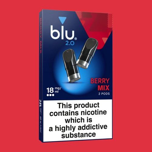 Blu 2.0 Berry Mix Vape Pods 18mg/ml