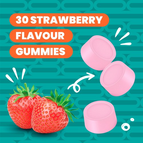 Haliborange Adult Gut Health Strawberry thumbnail 3