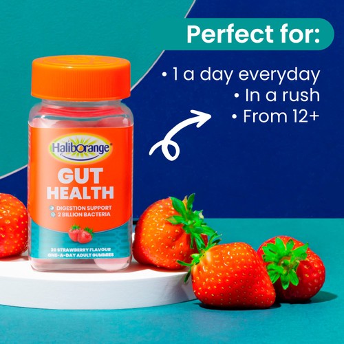 Haliborange Adult Gut Health Strawberry thumbnail 4