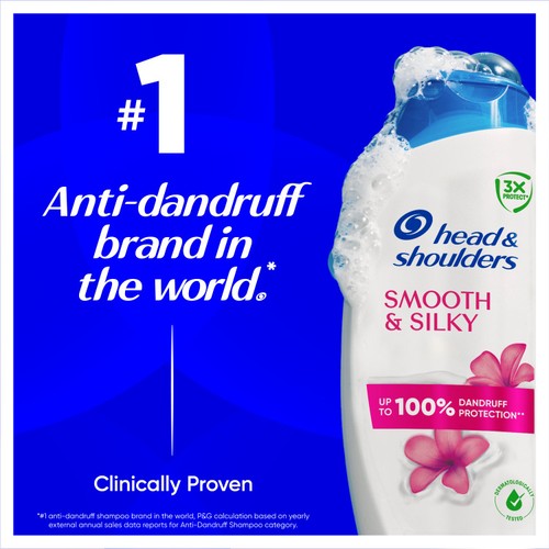 Head & Shoulders Smooth & Silky Shampoo  thumbnail 2