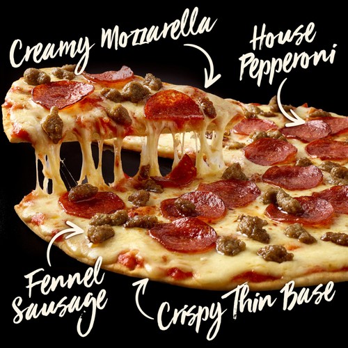 Chicago Town Ultimate Chicago Thin Sausage and Pepperoni Pizza thumbnail 2