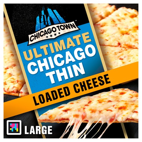 Chicago Town Ultimate Chicago Thin Loaded Cheese Pizza