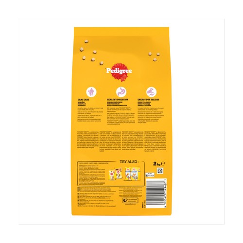 Pedigree Dry Mixer Adult Small Dog Food 2kg thumbnail 2