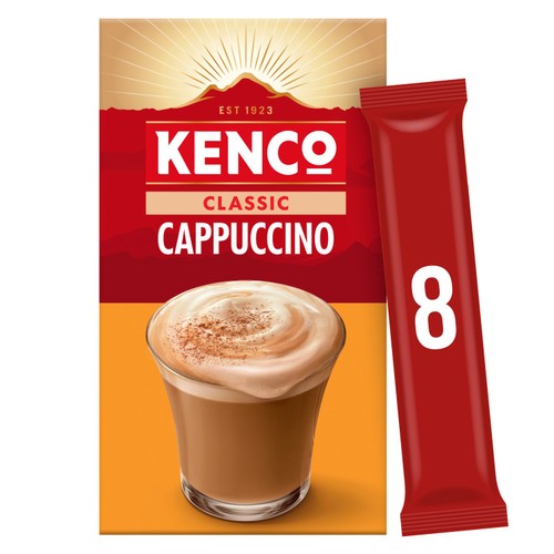 Kenco Cappuccino Instant Coffee Sachets 