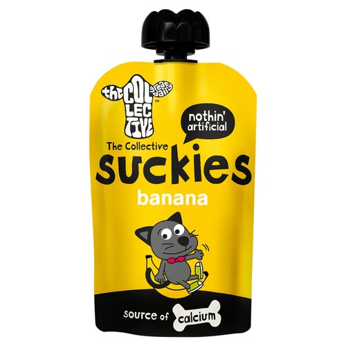 The Collective Suckies Banana Kids Yoghurt Pouch