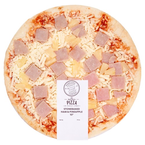 Market Street Ham & Pineapple Stonebaked 10" Pizza