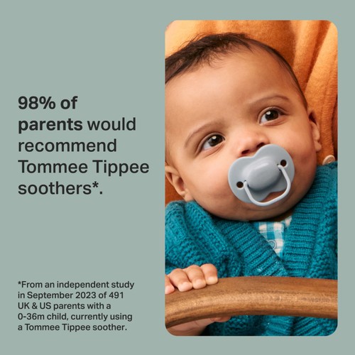 Tommee Tippee Mixed Colour Anytime Soother 6 - 18 Months thumbnail 4