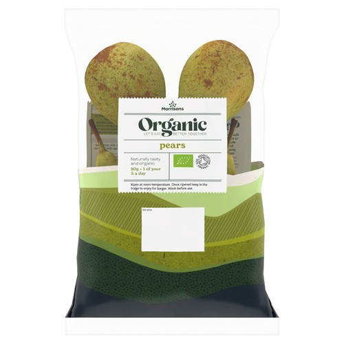 Morrisons Organic Pears 4 Pack