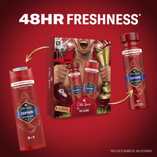 Old Spice Footballer Body Duo Gift Set thumbnail 2