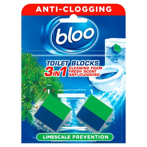 Bloo Incistern Cube Toilet Block Limescale Prevention