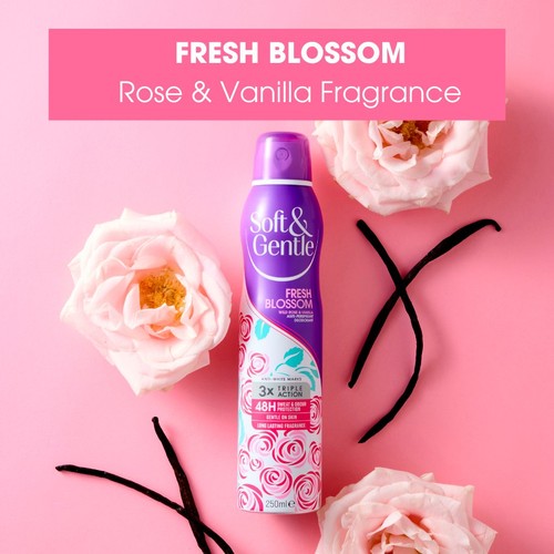 Soft & Gentle Fresh Blossom Anti-Perspirant Spray thumbnail 2