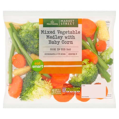 Morrisons Vegetable Selection With Babycorn 225g