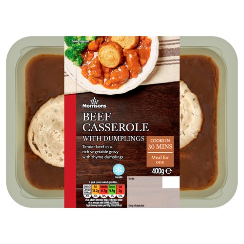 Morrisons Beef Casserole & Dumplings