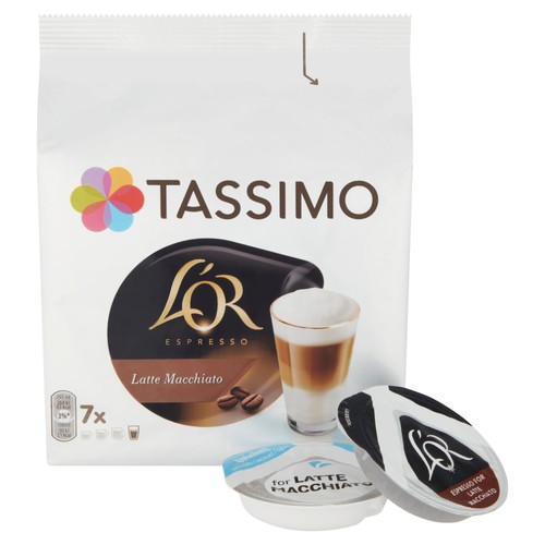 Tassimo L'OR Latte Macchiato Coffee Pods x7 thumbnail 2