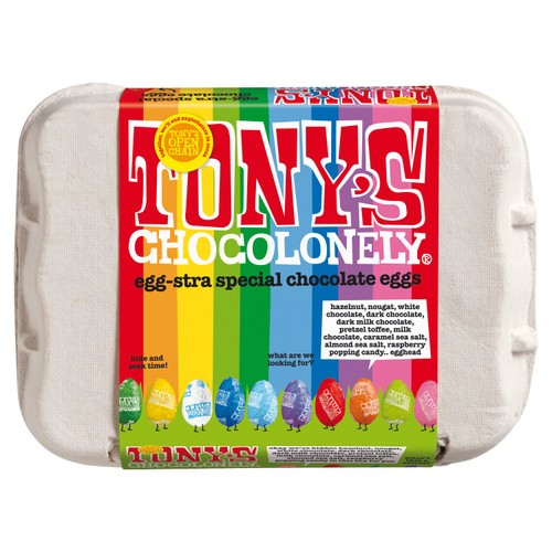 Tony's Chocolonely Egg-stra Special Milk Chocolate Eggs Assortment Box 150g thumbnail 2