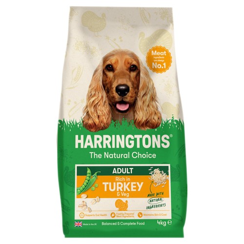 Harringtons Dry Adult Dog Food Rich in Turkey & Veg