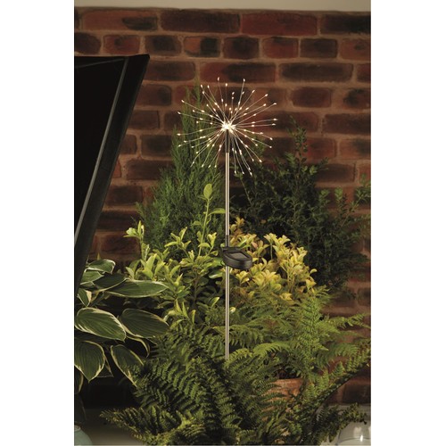 Nutmeg Solar Starburst Stake Light