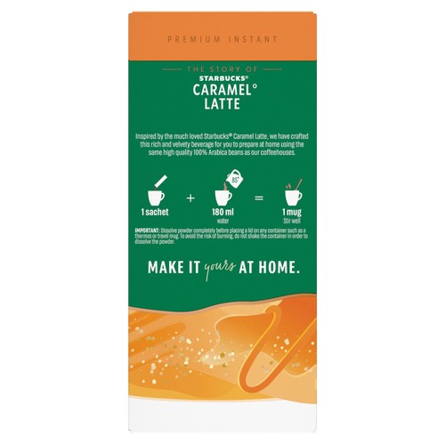 Starbucks Premium Instant Caramel Latte thumbnail 3