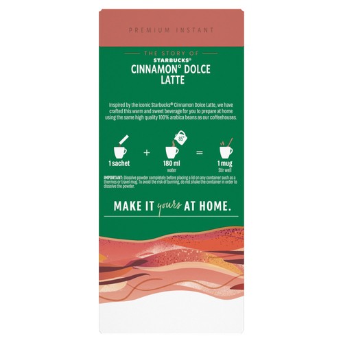 Starbucks Premium Instant Cinnamon Dolce Latte thumbnail 3