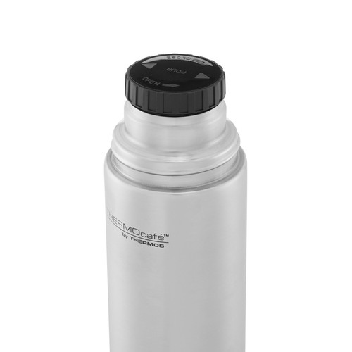 Thermocafe Stainless Steel Flask Gun Metal thumbnail 2