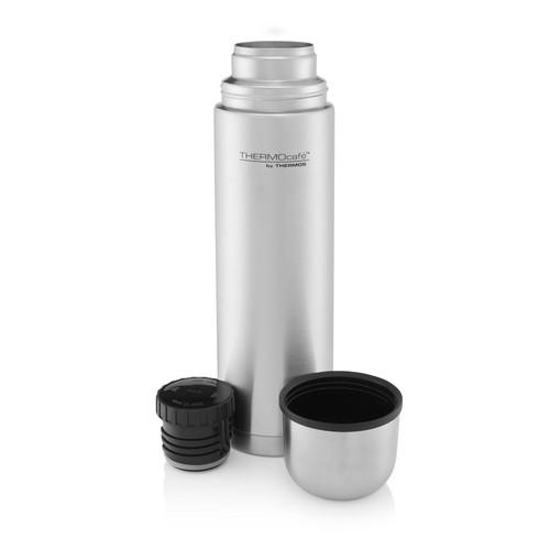 Thermocafe Stainless Steel Flask Gun Metal thumbnail 3