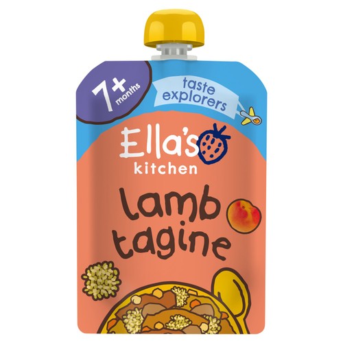 Ella's Kitchen Organic Lamb Tagine Baby Food Pouch 7+ Months 130g