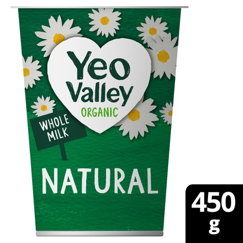 Yeo Valley Organic Natural Live Smooth & Creamy Yogurt 450g