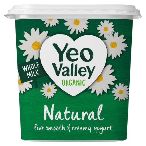 Yeo Valley Organic Natural Whole Milk Yogurt   1kg