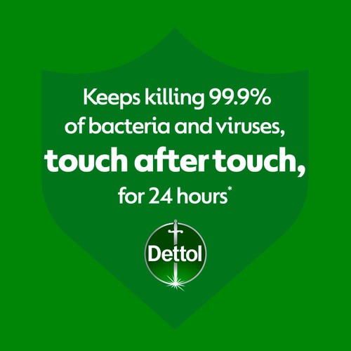 Dettol Protect 24 Hour Antibacterial Wipes Ocean Fresh thumbnail 5