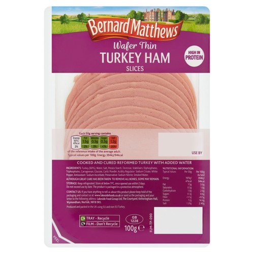 Bernard Matthews Wafer Thin Turkey Ham