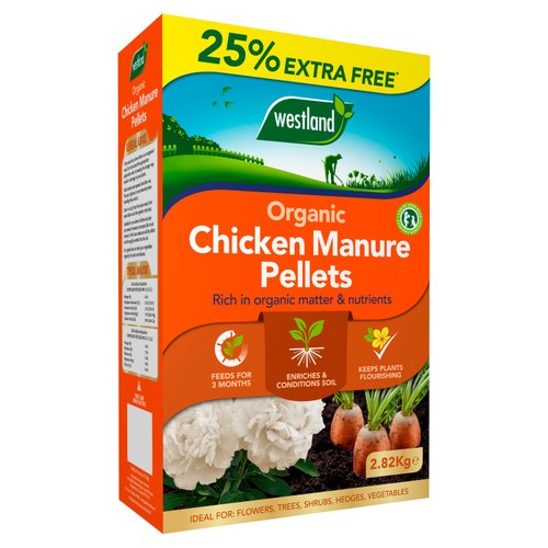 Westland Organic Chicken Manure Pellets 2.82kg