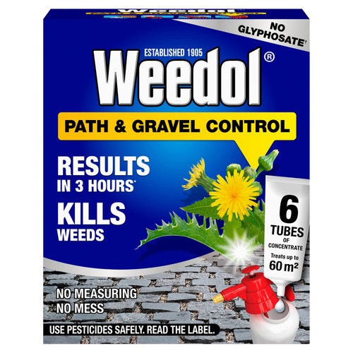 Weedol Path & Gravel Weed Concentrate Tubes   6 Pack