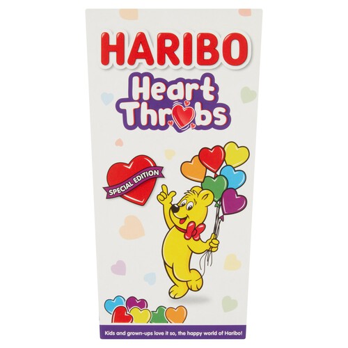 Haribo Heart Throbs Valentines Special Edition Sweets Gift Box 160g thumbnail 2