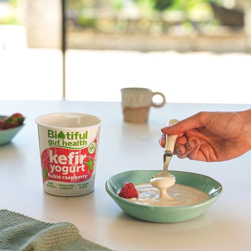 Biotiful Gut Health Kefir Yogurt Rubie Raspberry 350g thumbnail 5