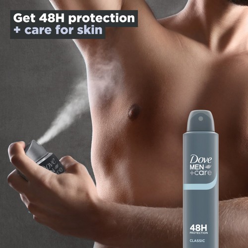 Dove Men + Care Antiperspirant Deodorant Classic Aerosol 200ml thumbnail 3